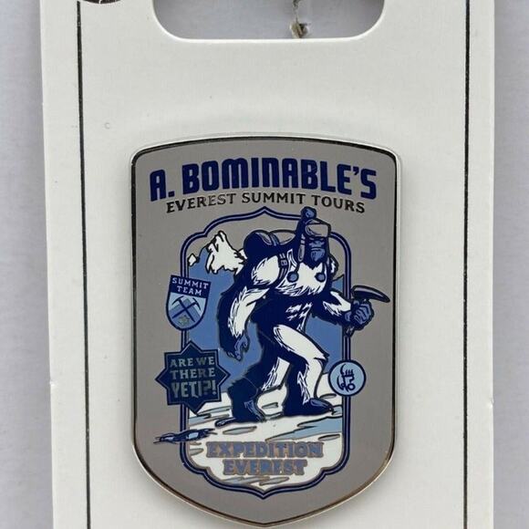Disney Parks Pin Animal Kingdom Expedition Everest Yeti "A. Bominable's Tours" - - Picture 2 of 4